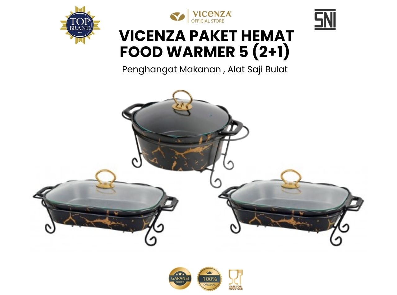 Paket Hemat Food Warmer 5 (2+1) Hitam